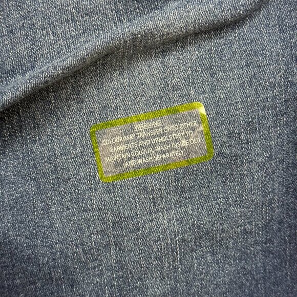 AVENUE Denim - Girlfriend Straight Leg Jeans Medium Dark Size 34 (6X) NEW - Picture 5 of 9